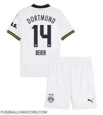 Borussia Dortmund Maximilian Beier #14 Replik 3rd trikot Kinder 2024-25 Kurzarm (+ Kurze Hosen)